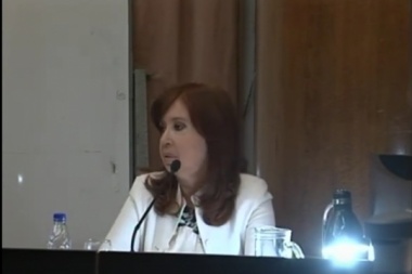 Cristina Fernández compartió el video con su declaración completa