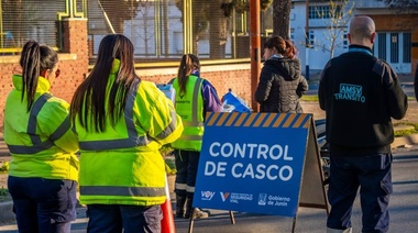 Informan que diciembre aumentó a 65,36% el porcentaje de juninenses que usan casco