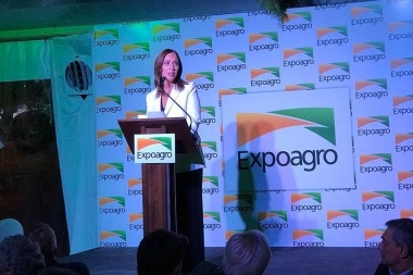 Expoagro: Vidal prometió ayuda para los productores afectados por la sequía