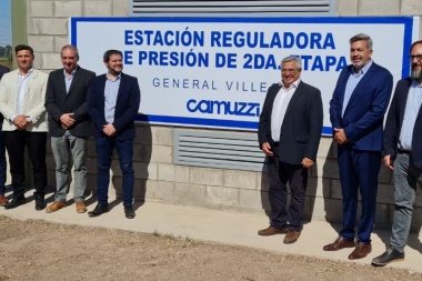 Intendentes de Juntos en Villegas por la conexión a la obra del gasoducto: próxima parada América