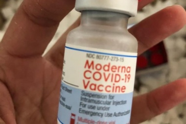 Llegaron a Junín las primeras 560 dosis de Moderna para aplicar a menores de 12 a 17 años