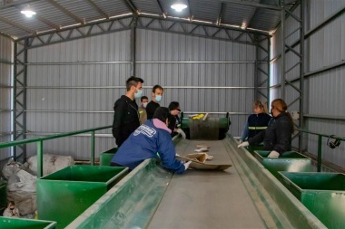 Pusieron en funcionamiento la Planta de Reciclado de Junín