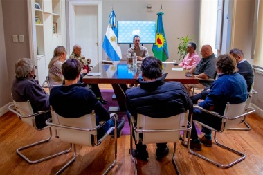 Petrecca recibió a miembros del fomentismo en Junín
