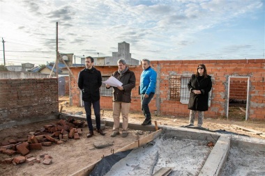 Avanza la construcción del nuevo edificio del jardín "Rincón de Luz" de Junín