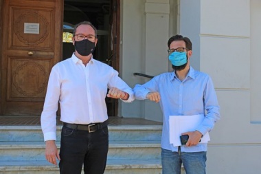 Simone estuvo en Carlos Casares con Torchio y luego partió hacia Pehuajó y Tejedor