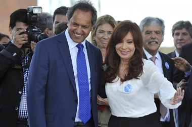 Scioli volvió a ratificar que competirá contra Cristina Kirchner “si ella se presenta”