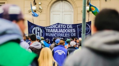 Municipales volvieron a manifestarse por la falta de acuerdo en la paritaria