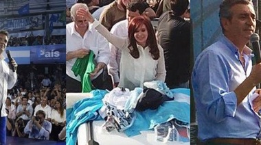 Festejos por la Lealtad: CFK, Massa y Randazzo eligieron el conurbano para celebrar el día