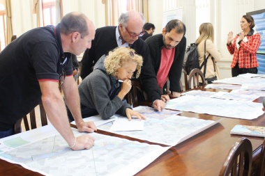 Con respaldo provincial, hubo reunión con productores por el Tramo V de la obra del Salado