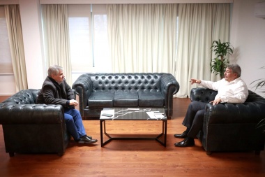 D´onofrio recibió a Britos en Transporte de la provincia