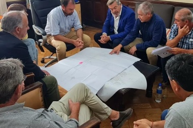 Reynoso con el presidente de Camuzzi analizaron la extensión del gas natural en el distrito de Rivadavia