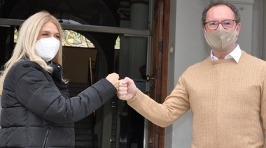 Torchio recibió a la Vicegobernadora Magario con quien recorrió Casares