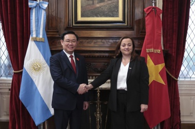 Cecilia Moreau recibió a su par de Vietnam