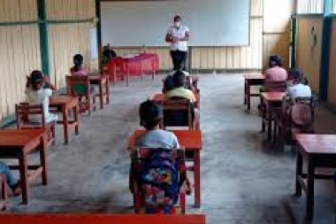 Vuelven las clases presenciales al interior de Chacabuco