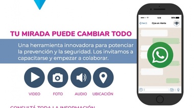 Se profundiza la utilización del programa "Ojos en Alerta" en 9 de Julio
