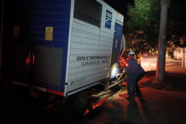 Incendio en una cámara subterránea dejó una zona de Junín sin luz