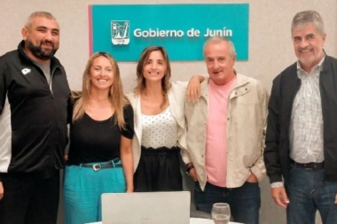 Nora Mahuad se sumó al área de Deportes del Gobierno de Junín