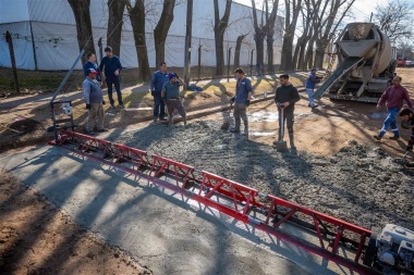 Comenzaron obras de pavimento en Junín