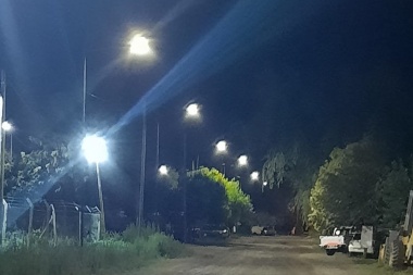 El alumbrado público de Alberti se va transformando en su totalidad al sistema Led