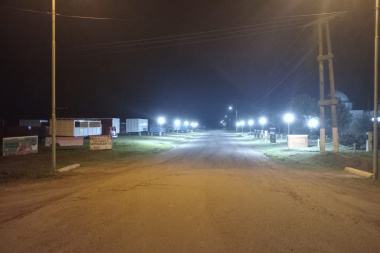 General Arenales completa la instalación de luces LED en todo el distrito