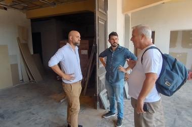 Autoridades del INCAA visitaron Alberti en el marco del plan de mejoras del Cine Teatro Roma