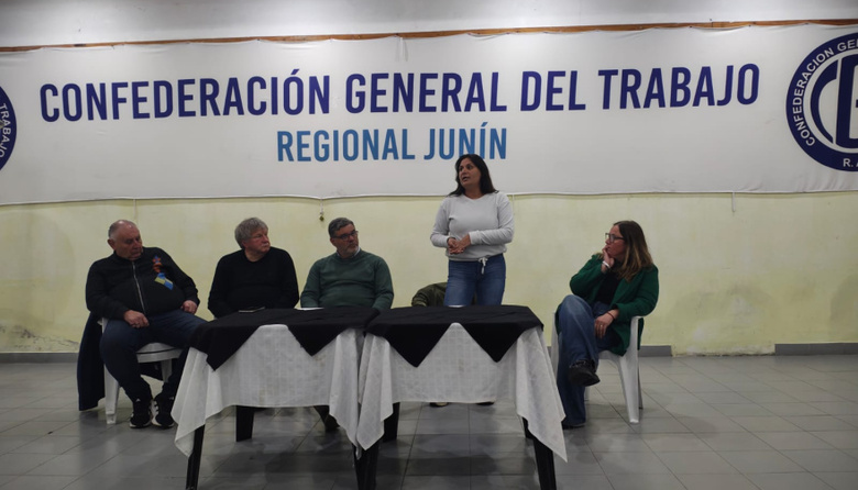 Apoyo de la CGT a los candidatos de Fuerza Patria en Junín - Infonoroeste