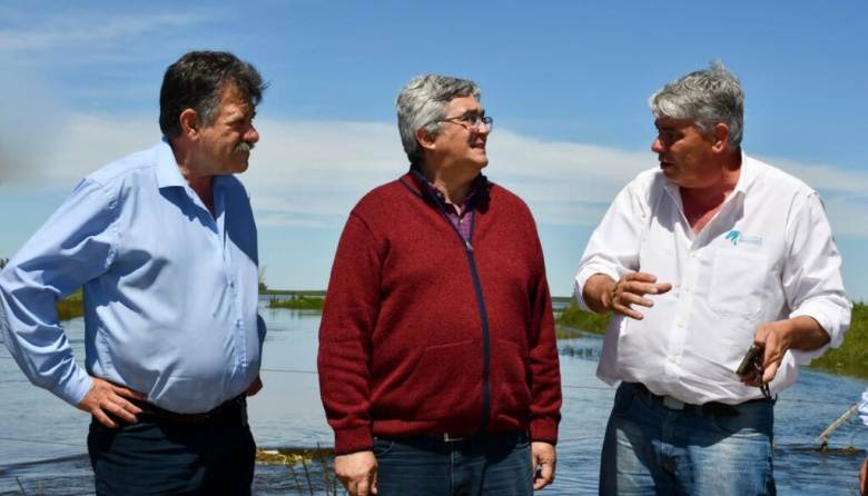 Barenghi recibió al ministro Rodríguez y destacó el apoyo provincial ante la emergencia hídrica