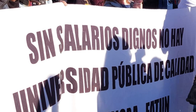 Trabajadores universitarios vuelven al paro y reclaman por la Ley de Financiamiento Universitario