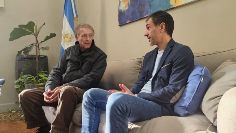 Horas antes del cierre, Petrecca se reunió con el ex intendente Abel Miguel