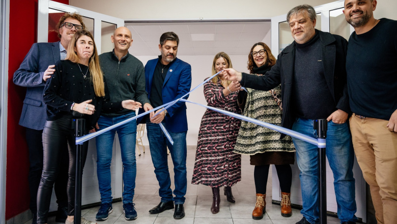Bianco inauguró con Lago la ampliación del Centro Universitario en Alberti