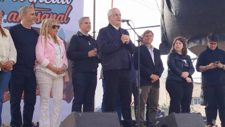 En uno de sus primeros pasos de campaña, Taiana pasó por Chacabuco