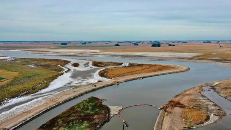 Confirman desde CARBAP que el gobierno reinició obras en el Río Salado