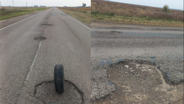 El estado deplorable de la ruta 33 volvió a unir a intendentes de la cuarta
