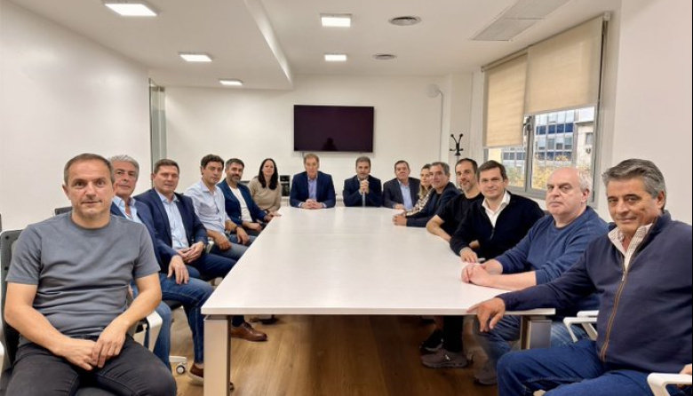Fiorini, Petrecca y Gentile con Santilli e Intendentes: "Pensando en lo que viene"