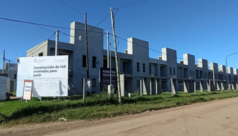 El Gobierno nacional subastará el predio de 149 viviendas del Procrear de Junín