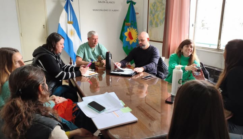 Alberti conformó el equipo técnico comunal para la puesta en marcha del programa MUNA de UNICEF