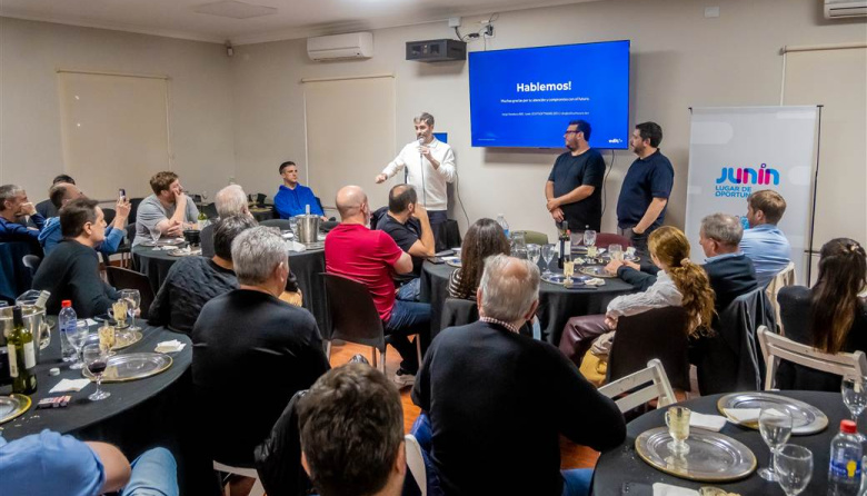Fiorini reconoció a los industriales de Junín y admitió que el contexto “no es el ideal”