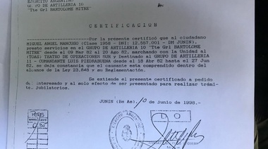 Acusados de falsos veteranos se defienden: "no somos traidores a la patria"