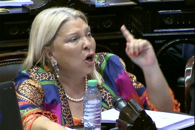 Tras los incidentes, Carrió criticó a Patricia Bullrich por el operativo de seguridad