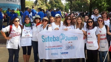 Paro docente: SUTEBA confirmó que el acatamiento es del 95 por ciento en Junín