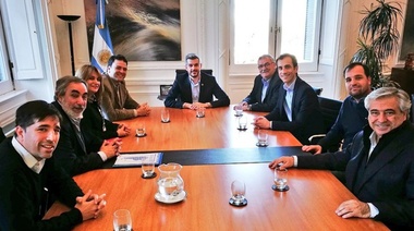 Intendentes de Cambiemos de la cuarta estuvieron en Casa Rosada con Peña
