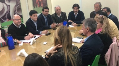 Secretarios de producción de Casares, Pehuajó y Leandro N. Alem con Sarquís
