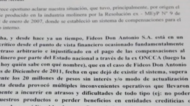 Don Antonio venía advirtiendo sobre sus dificultades financieras