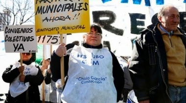 Municipales vuelven a la carga por los salarios en la provincia