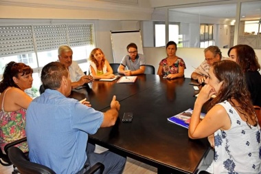 Funcionarios de Villegas y Trenque Lauquen reunidos por proyectos de vivienda