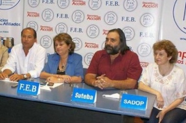 Horas decisivas para los docentes que planean nuevas medidas de fuerza