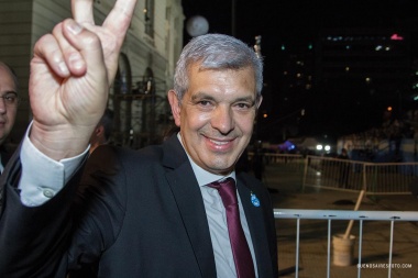 Domínguez, en Junín, pidió un "frente patriótico" para enfrentar al "neoliberalismo"