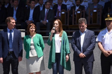 Vidal compartió un acto con Bullrich tras las diferencias por el protocolo de uso de armas