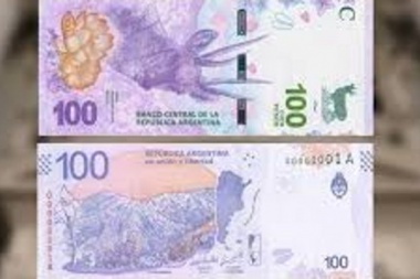 Economía: Ya circula el nuevo billete de $ 100 y la moneda de $ 10