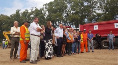 Macri y Vidal se mostraron juntos en Suipacha y destacaron el "trabajo en equipo"